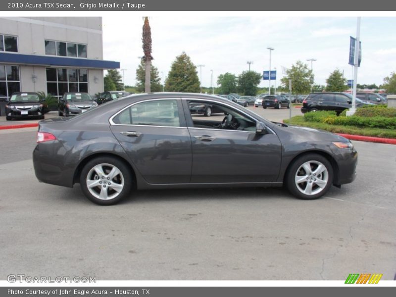 Grigio Metallic / Taupe 2010 Acura TSX Sedan