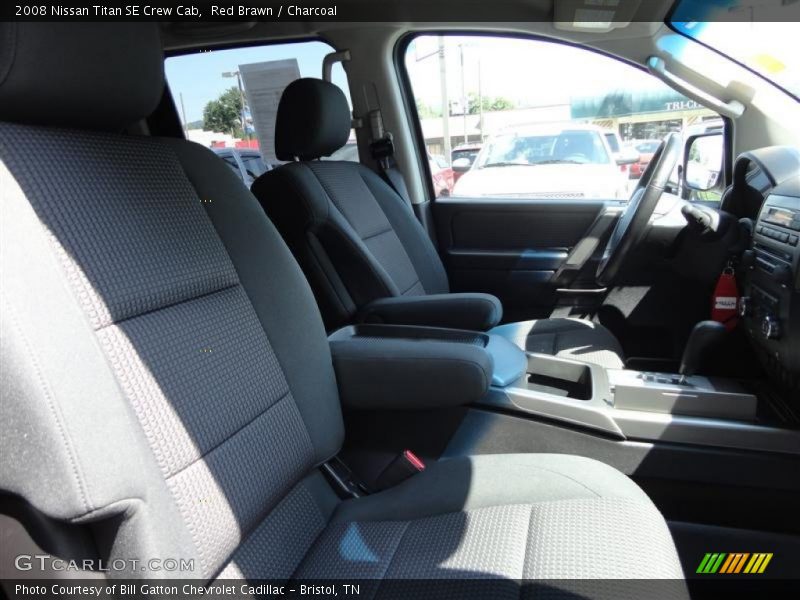 Red Brawn / Charcoal 2008 Nissan Titan SE Crew Cab