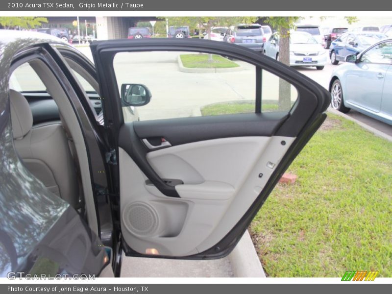 Grigio Metallic / Taupe 2010 Acura TSX Sedan