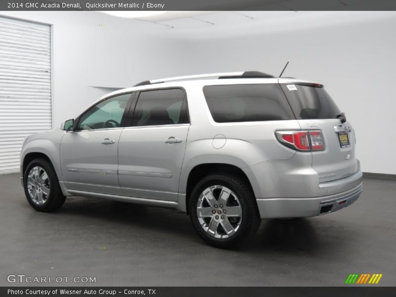Quicksilver Metallic / Ebony 2014 GMC Acadia Denali