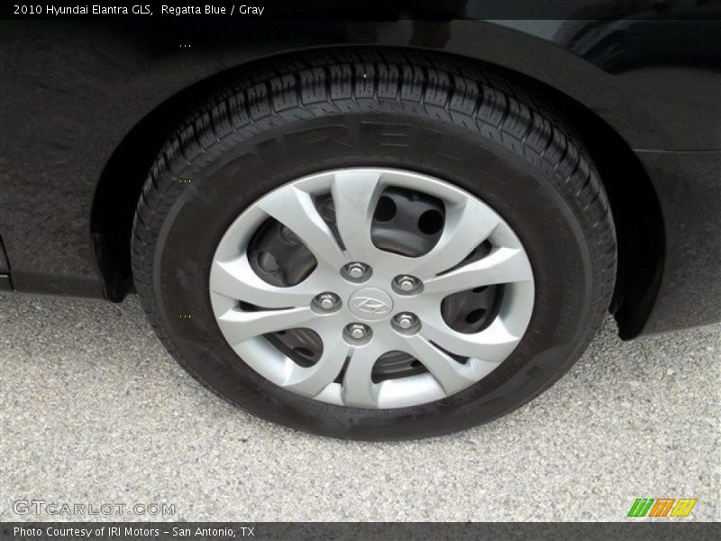 Regatta Blue / Gray 2010 Hyundai Elantra GLS