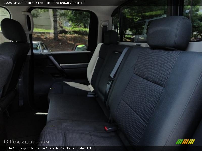 Red Brawn / Charcoal 2008 Nissan Titan SE Crew Cab
