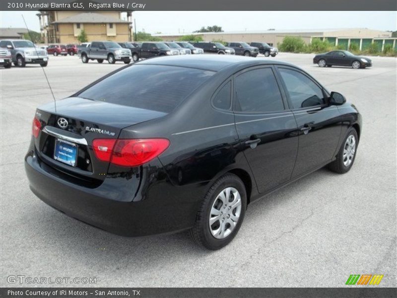 Regatta Blue / Gray 2010 Hyundai Elantra GLS