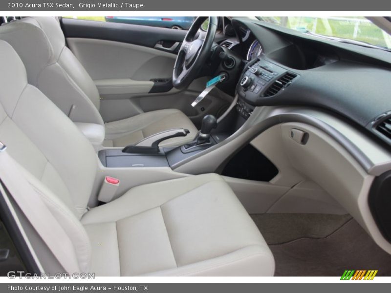 Grigio Metallic / Taupe 2010 Acura TSX Sedan