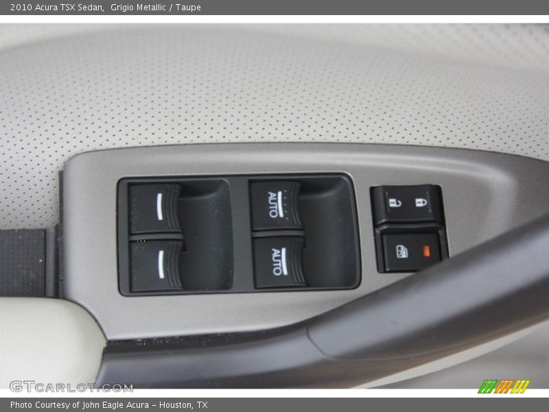 Grigio Metallic / Taupe 2010 Acura TSX Sedan