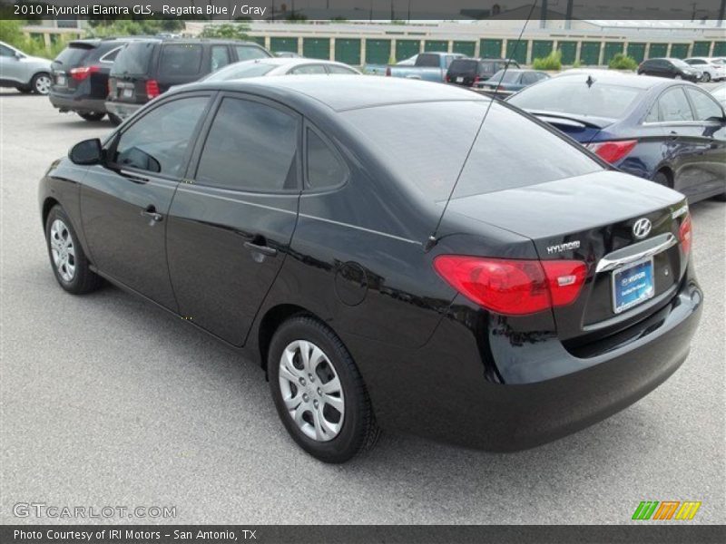 Regatta Blue / Gray 2010 Hyundai Elantra GLS