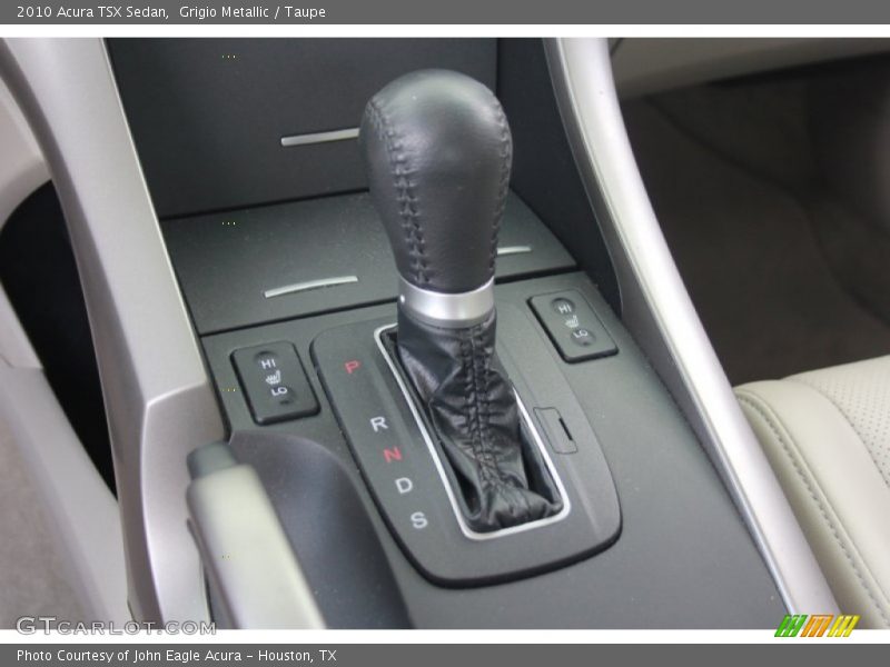 Grigio Metallic / Taupe 2010 Acura TSX Sedan