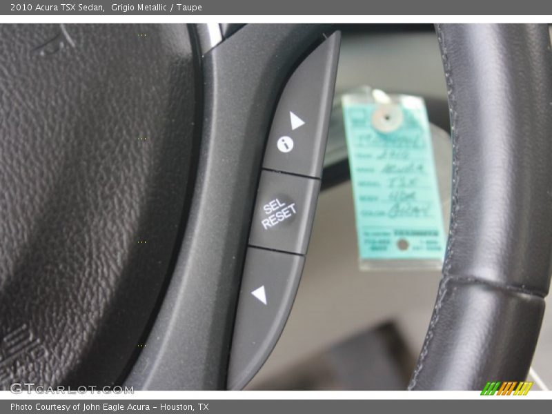 Grigio Metallic / Taupe 2010 Acura TSX Sedan