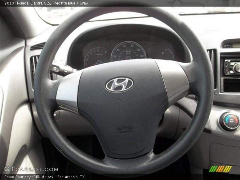 Regatta Blue / Gray 2010 Hyundai Elantra GLS