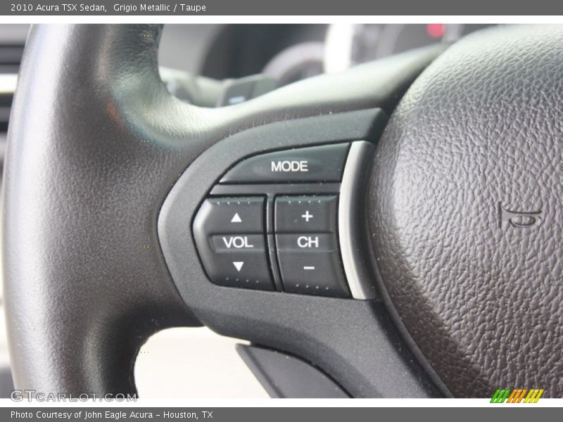 Grigio Metallic / Taupe 2010 Acura TSX Sedan
