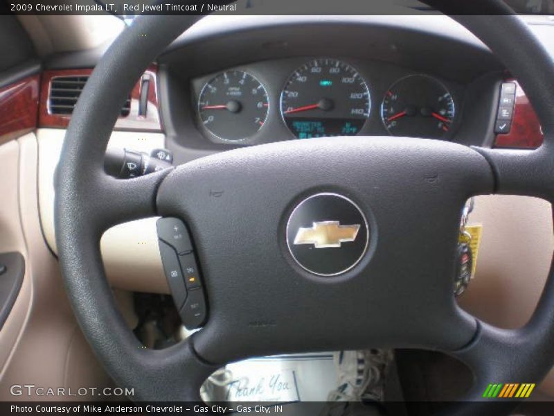 Red Jewel Tintcoat / Neutral 2009 Chevrolet Impala LT