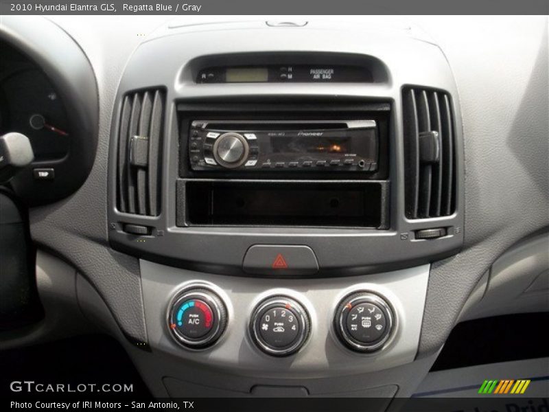Regatta Blue / Gray 2010 Hyundai Elantra GLS