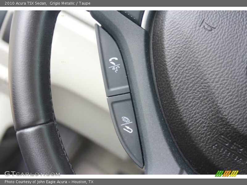 Grigio Metallic / Taupe 2010 Acura TSX Sedan