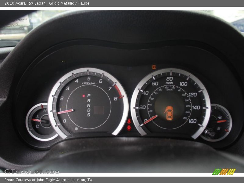 Grigio Metallic / Taupe 2010 Acura TSX Sedan