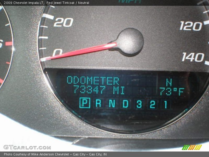 Red Jewel Tintcoat / Neutral 2009 Chevrolet Impala LT