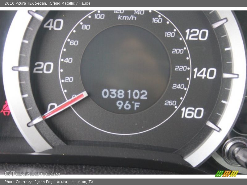 Grigio Metallic / Taupe 2010 Acura TSX Sedan