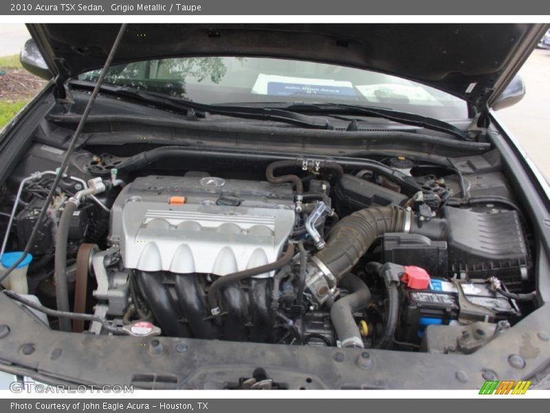 Grigio Metallic / Taupe 2010 Acura TSX Sedan