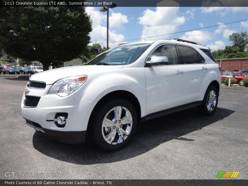 Summit White / Jet Black 2013 Chevrolet Equinox LTZ AWD