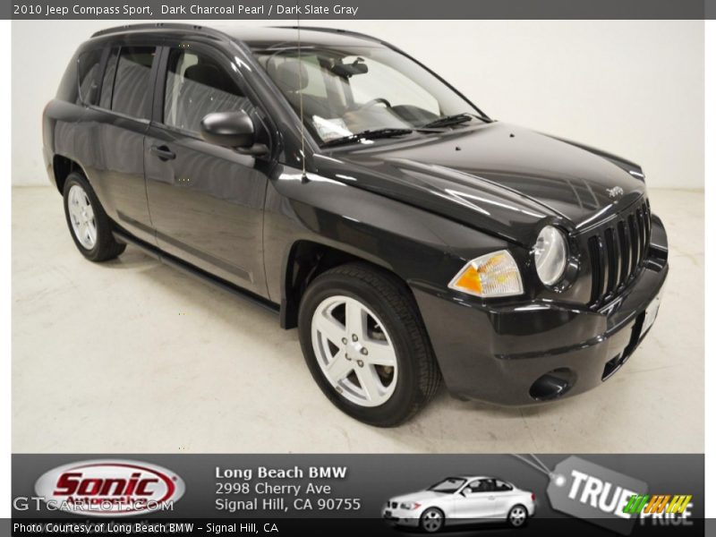 Dark Charcoal Pearl / Dark Slate Gray 2010 Jeep Compass Sport