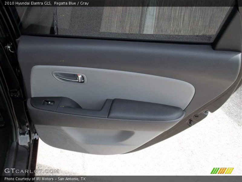 Regatta Blue / Gray 2010 Hyundai Elantra GLS