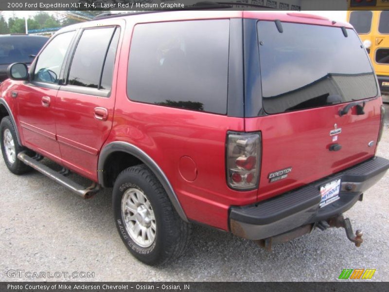 Laser Red / Medium Graphite 2000 Ford Expedition XLT 4x4