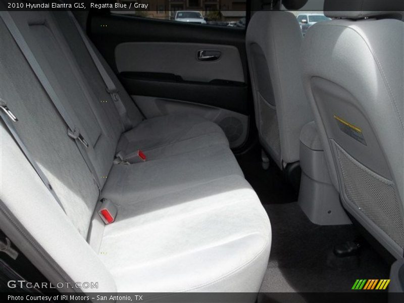 Regatta Blue / Gray 2010 Hyundai Elantra GLS