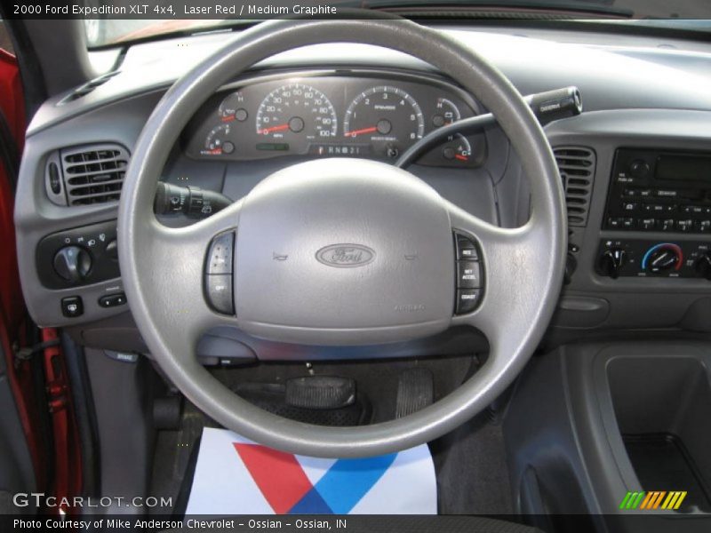 Laser Red / Medium Graphite 2000 Ford Expedition XLT 4x4