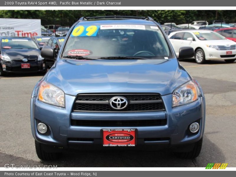Pacific Blue Metallic / Dark Charcoal 2009 Toyota RAV4 Sport 4WD