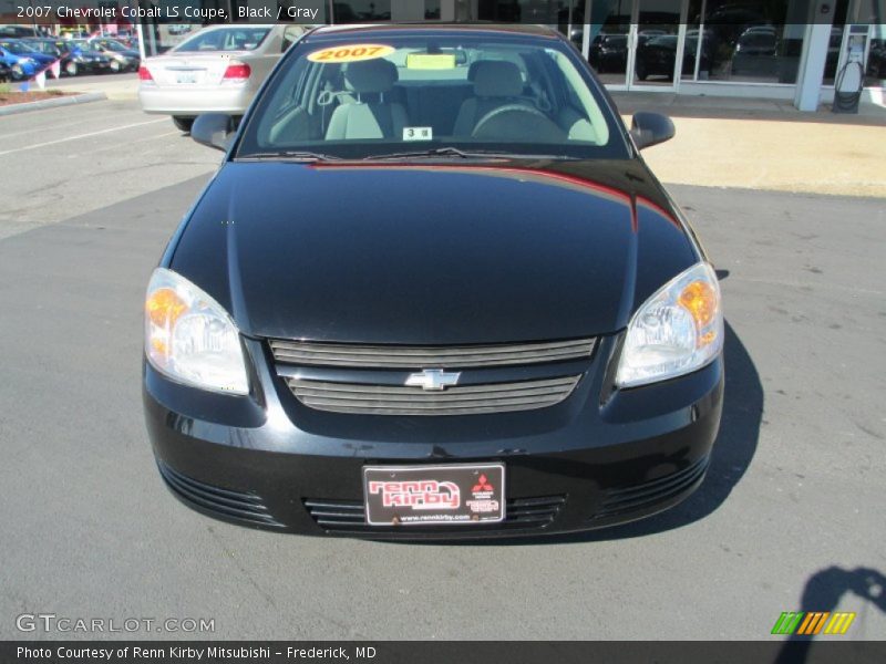 Black / Gray 2007 Chevrolet Cobalt LS Coupe