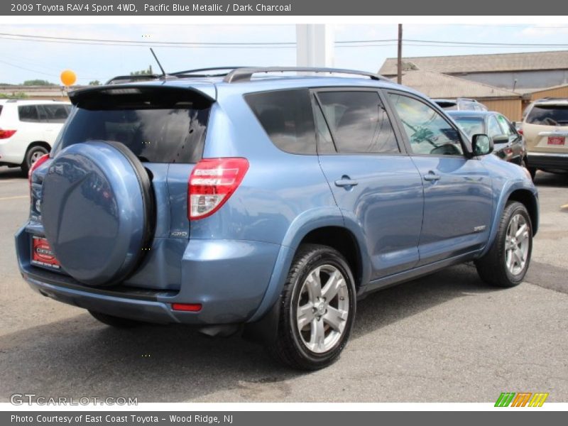 Pacific Blue Metallic / Dark Charcoal 2009 Toyota RAV4 Sport 4WD