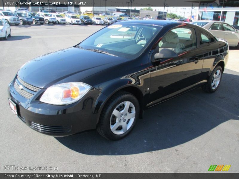 Black / Gray 2007 Chevrolet Cobalt LS Coupe