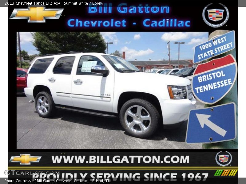 Summit White / Ebony 2013 Chevrolet Tahoe LTZ 4x4