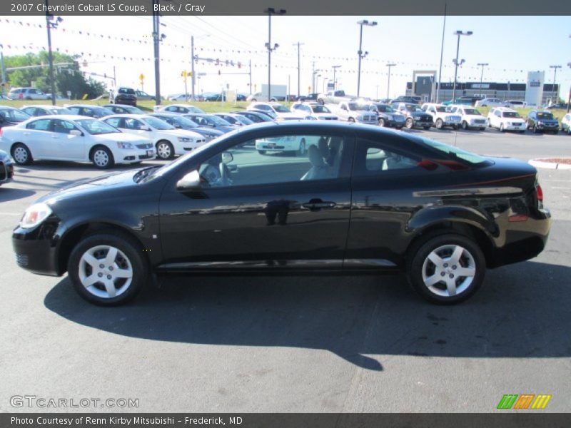 Black / Gray 2007 Chevrolet Cobalt LS Coupe