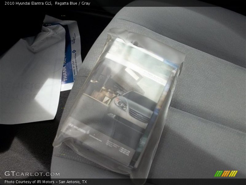 Regatta Blue / Gray 2010 Hyundai Elantra GLS