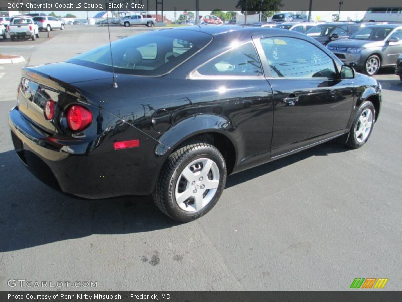 Black / Gray 2007 Chevrolet Cobalt LS Coupe