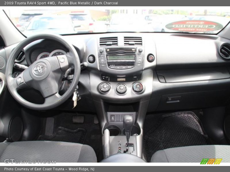Pacific Blue Metallic / Dark Charcoal 2009 Toyota RAV4 Sport 4WD