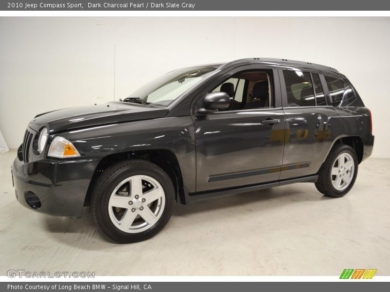 Dark Charcoal Pearl / Dark Slate Gray 2010 Jeep Compass Sport