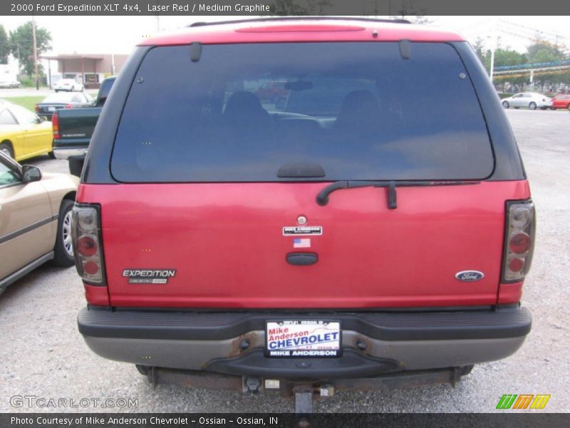 Laser Red / Medium Graphite 2000 Ford Expedition XLT 4x4
