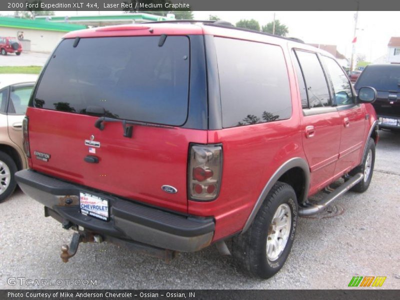 Laser Red / Medium Graphite 2000 Ford Expedition XLT 4x4