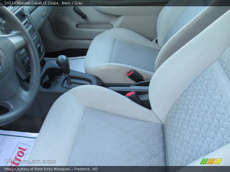 Black / Gray 2007 Chevrolet Cobalt LS Coupe