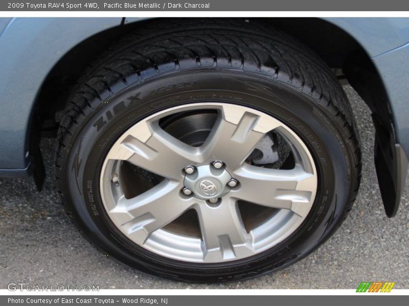 Pacific Blue Metallic / Dark Charcoal 2009 Toyota RAV4 Sport 4WD
