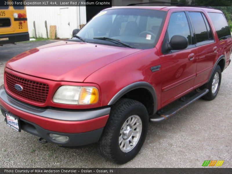 Laser Red / Medium Graphite 2000 Ford Expedition XLT 4x4