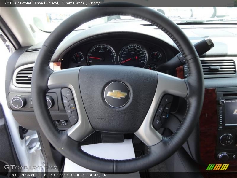 Summit White / Ebony 2013 Chevrolet Tahoe LTZ 4x4