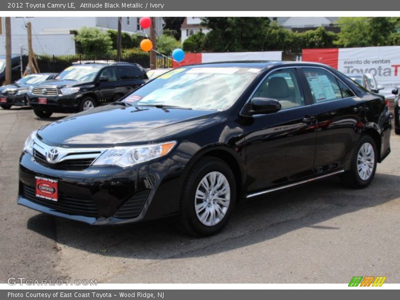 Attitude Black Metallic / Ivory 2012 Toyota Camry LE