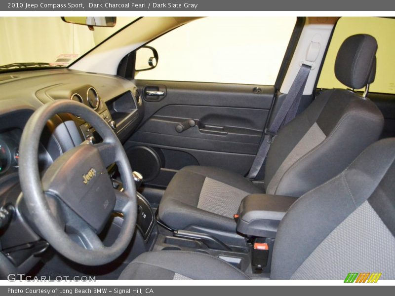 Dark Charcoal Pearl / Dark Slate Gray 2010 Jeep Compass Sport