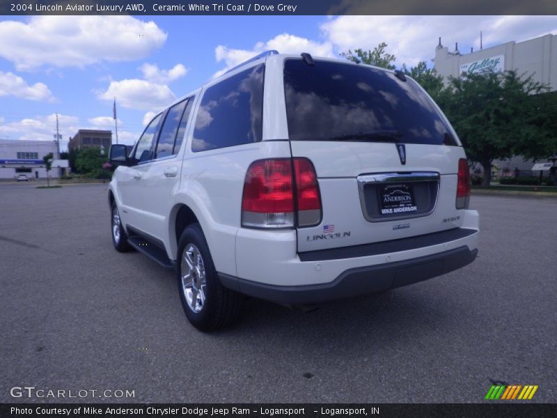 Ceramic White Tri Coat / Dove Grey 2004 Lincoln Aviator Luxury AWD