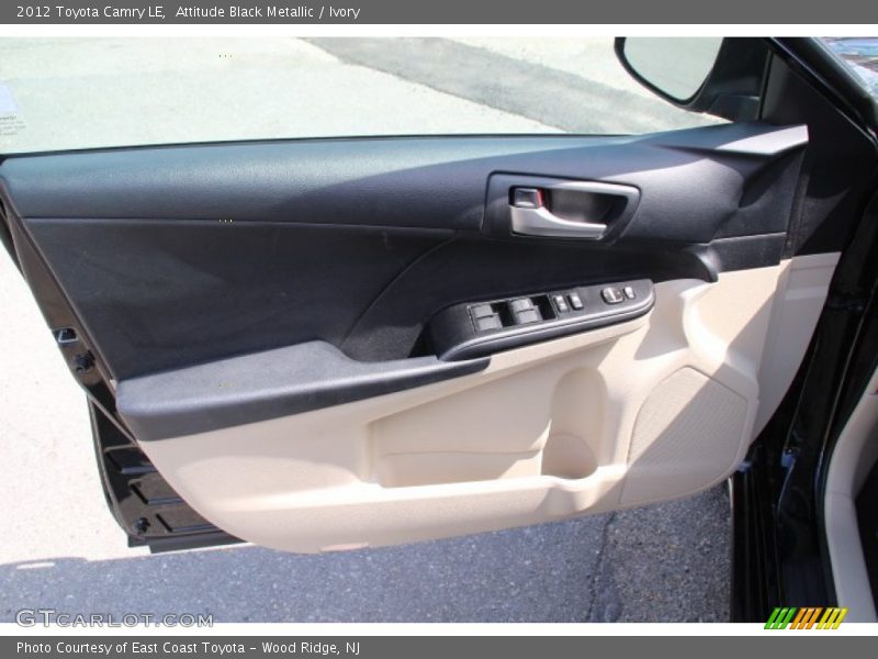 Attitude Black Metallic / Ivory 2012 Toyota Camry LE
