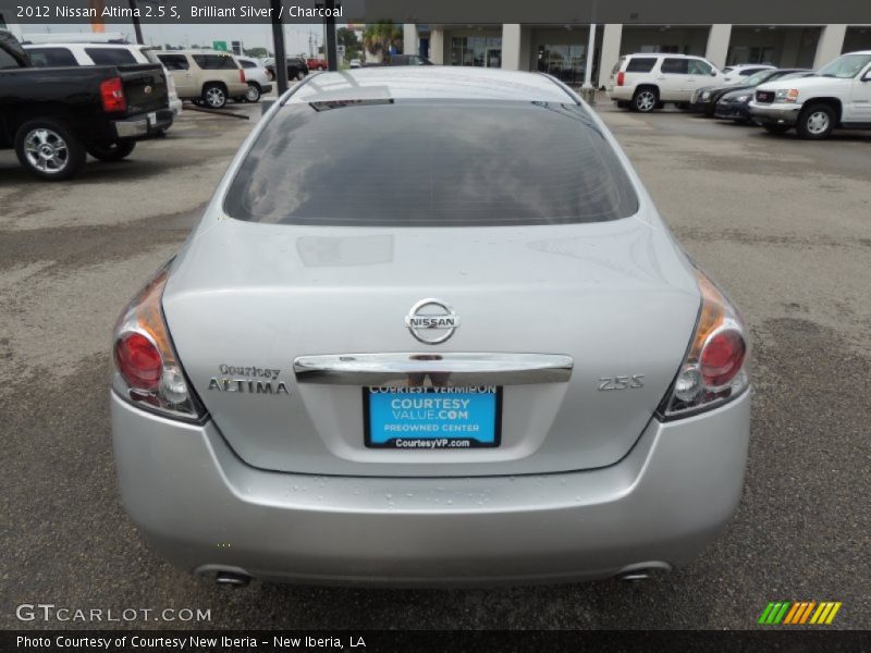 Brilliant Silver / Charcoal 2012 Nissan Altima 2.5 S