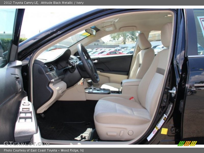 Attitude Black Metallic / Ivory 2012 Toyota Camry LE