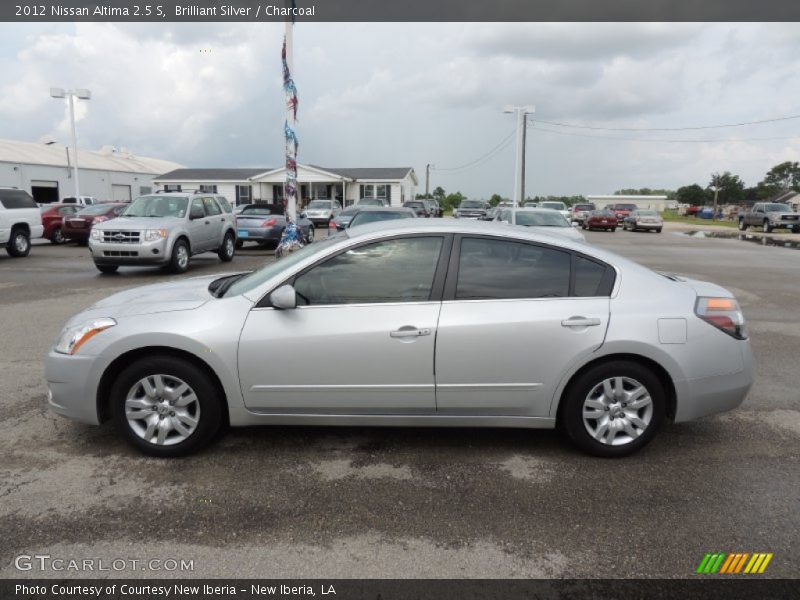 Brilliant Silver / Charcoal 2012 Nissan Altima 2.5 S